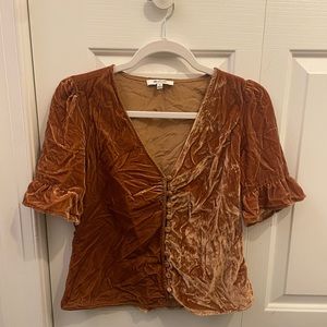 Madewell Velvet Daylight Top
